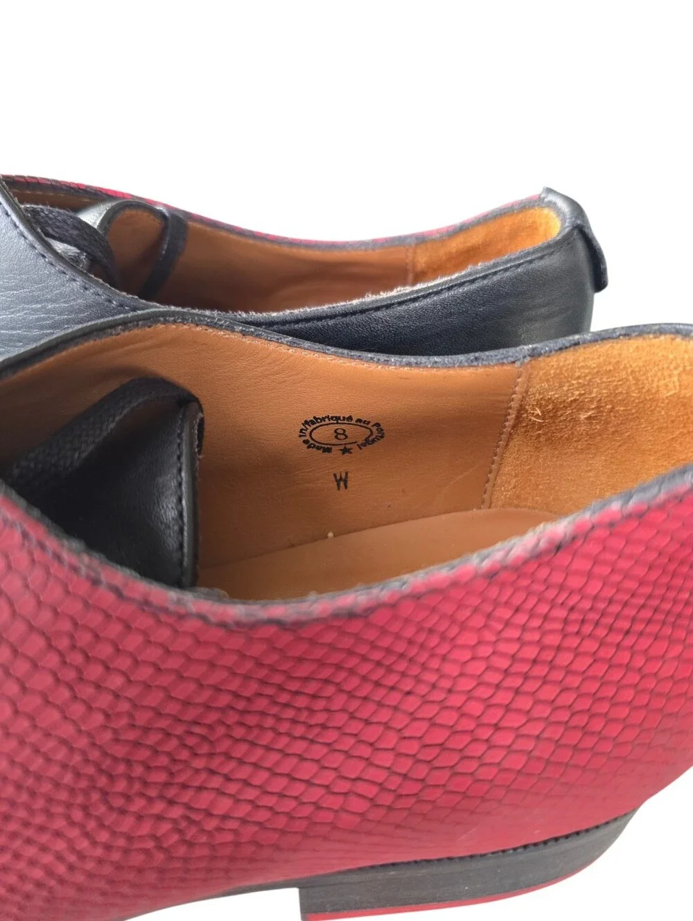 John Fluevog City Angels Manhattan Men’s Asymmetrical Derby Shoe Size 8